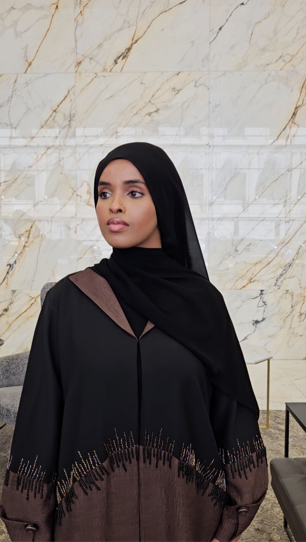 Chocolate Brown - Aurora Abaya Collection