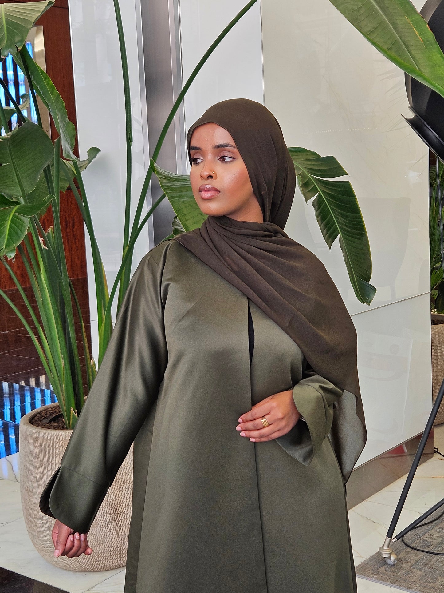 Deep Green - Aurora Abaya Collection