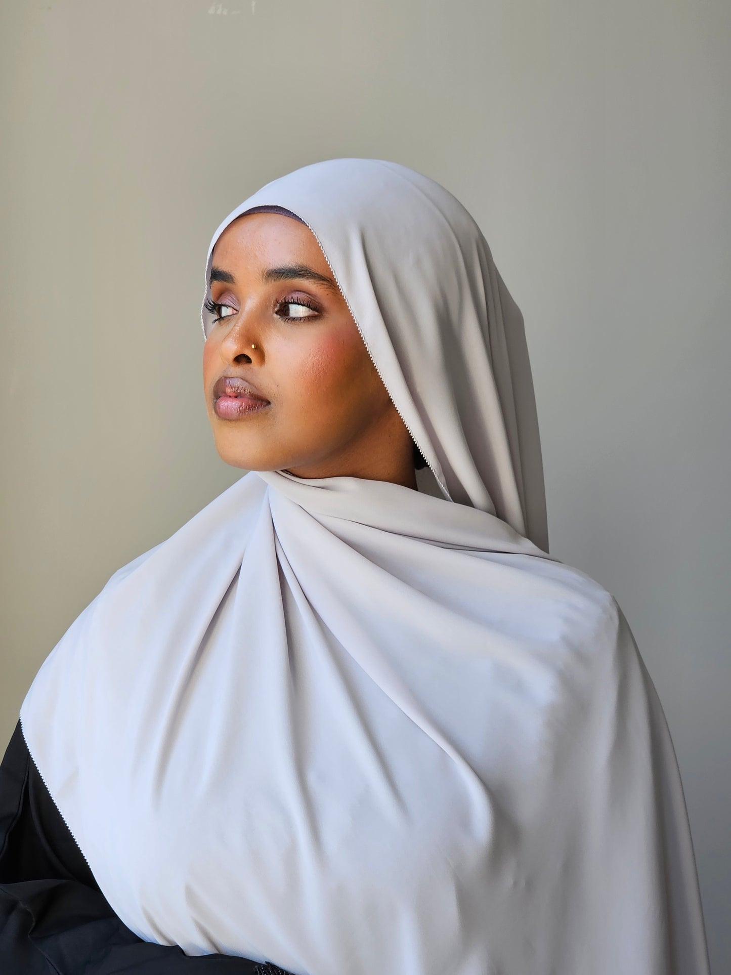 Silver Mist Ethereal Chiffon