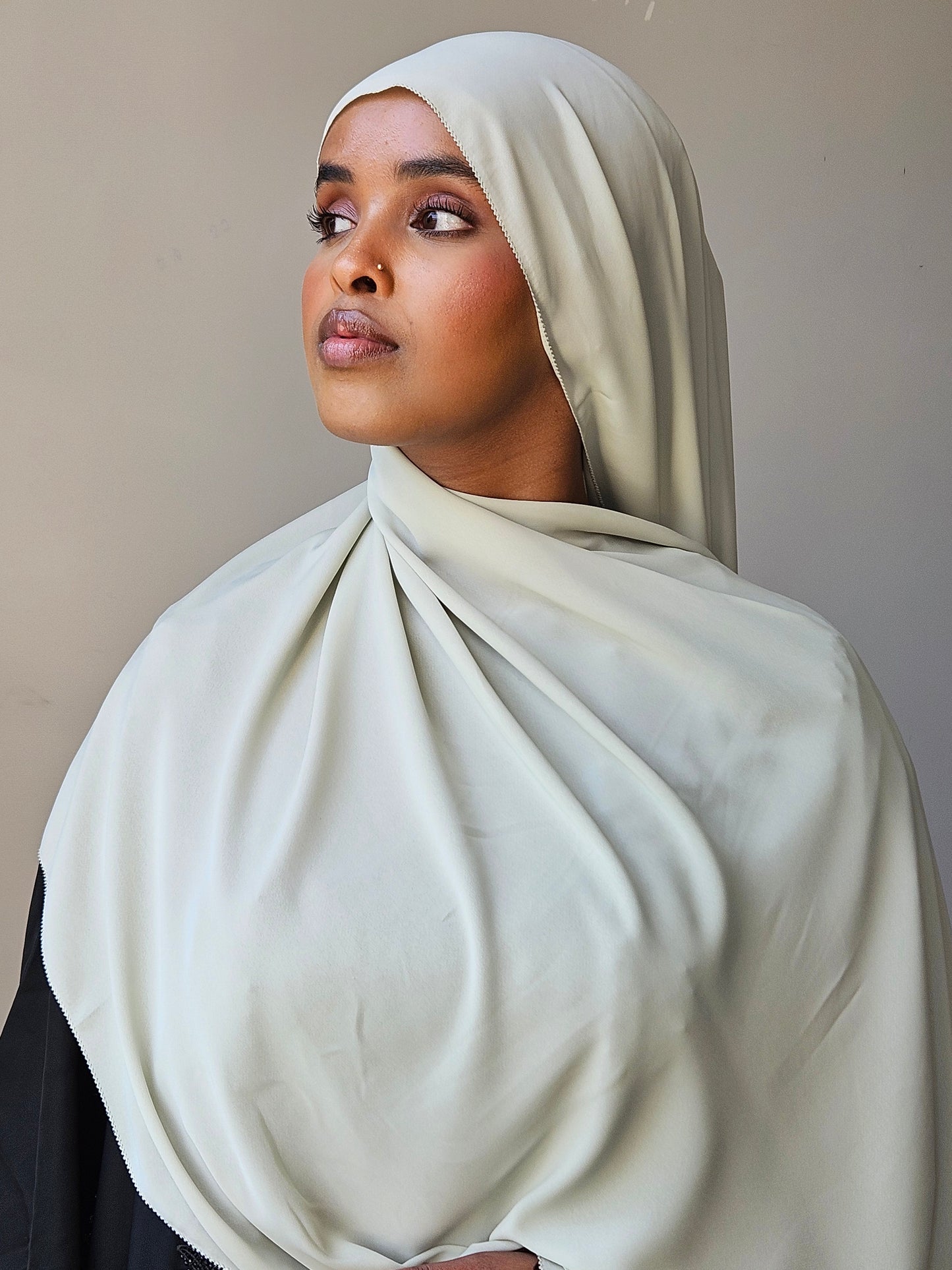 Aquamarine Ethereal Chiffon