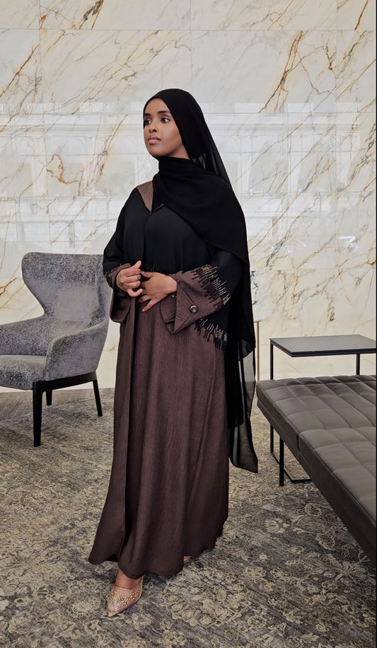 Chocolate Brown - Aurora Abaya Collection