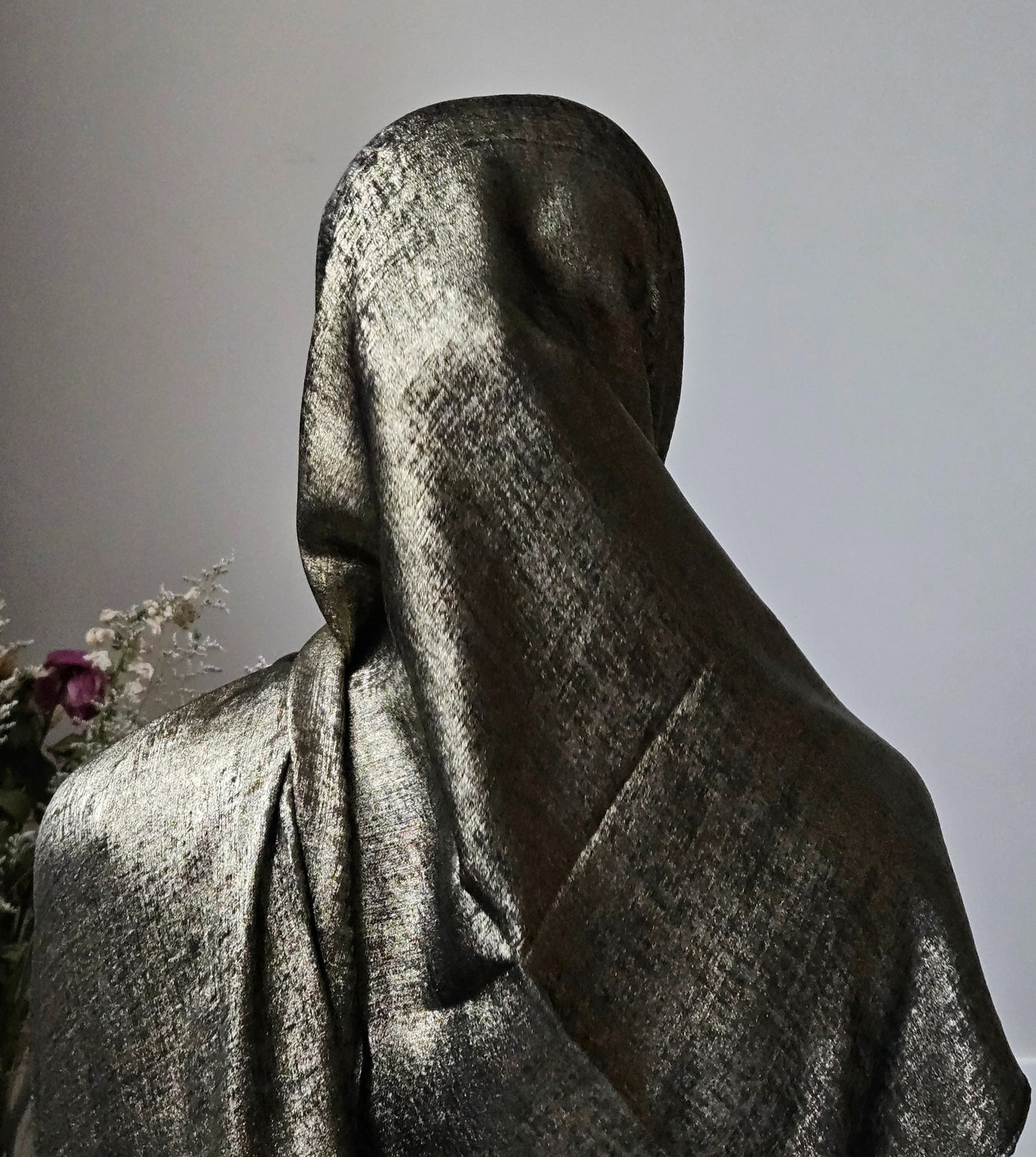 Gleaming Elegance: Metallic Pashmina Scarf Collection