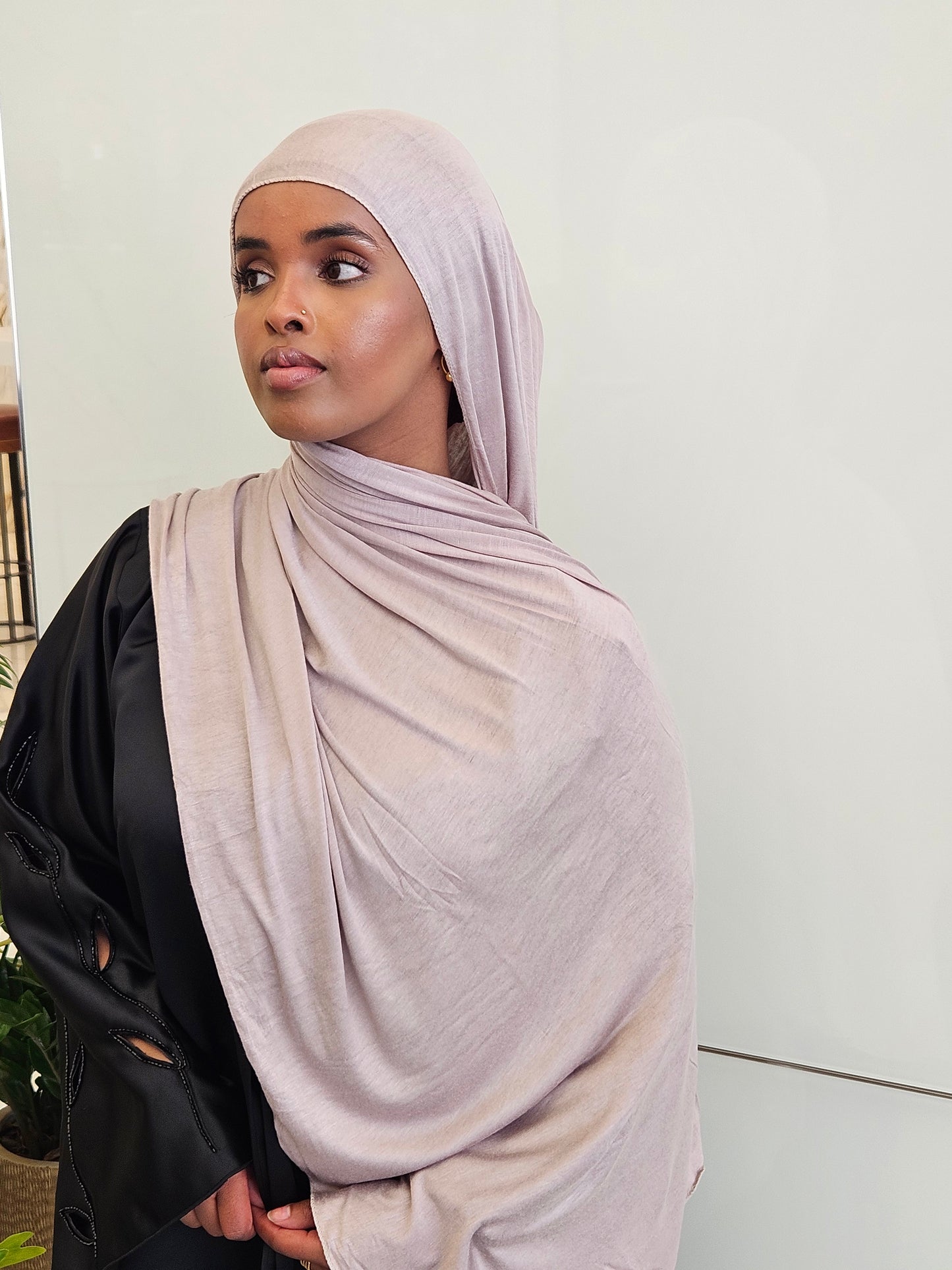 Jersey Hijab - Misty Rose
