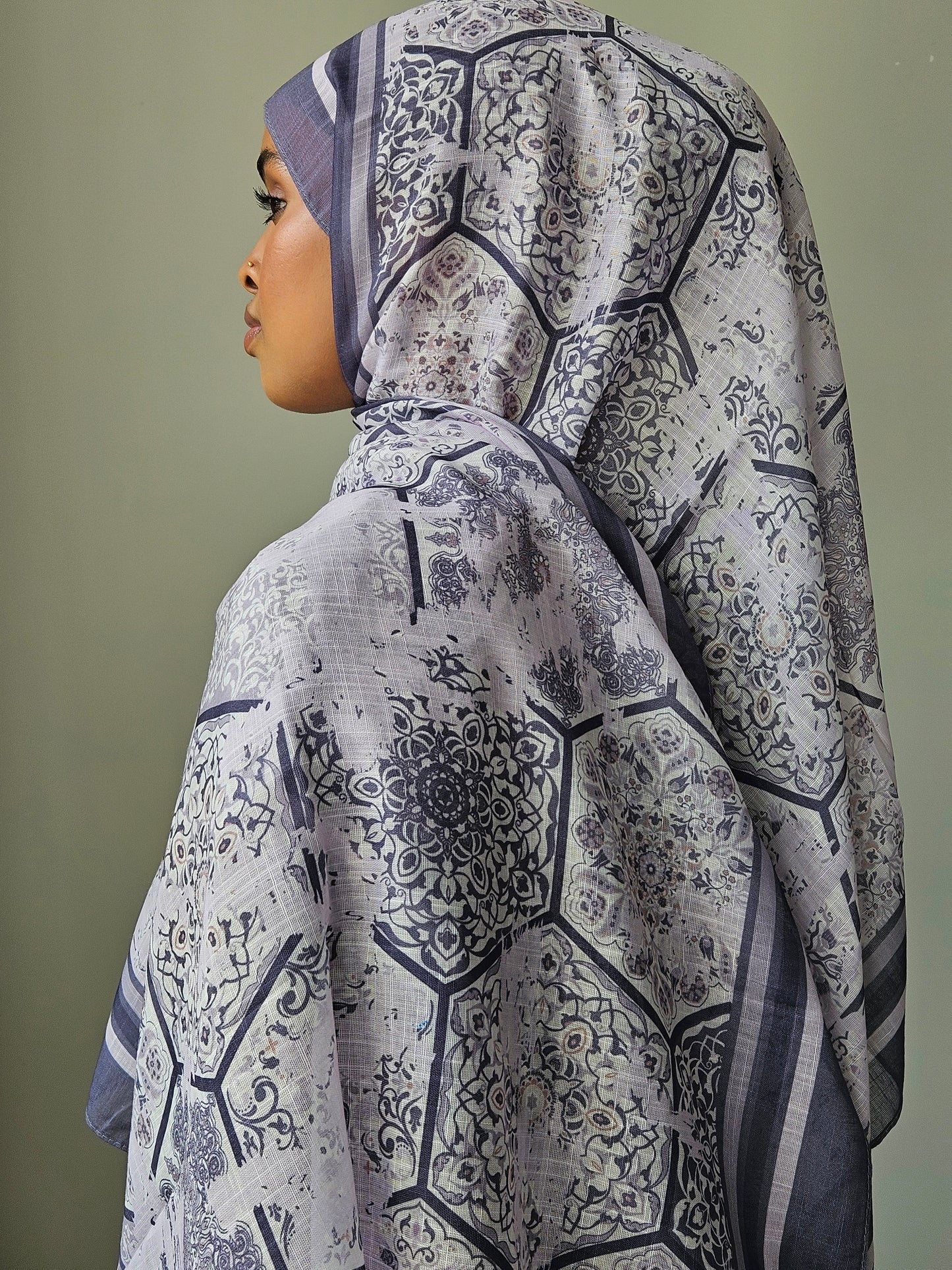 Vien Polo Gridleaf Scarf