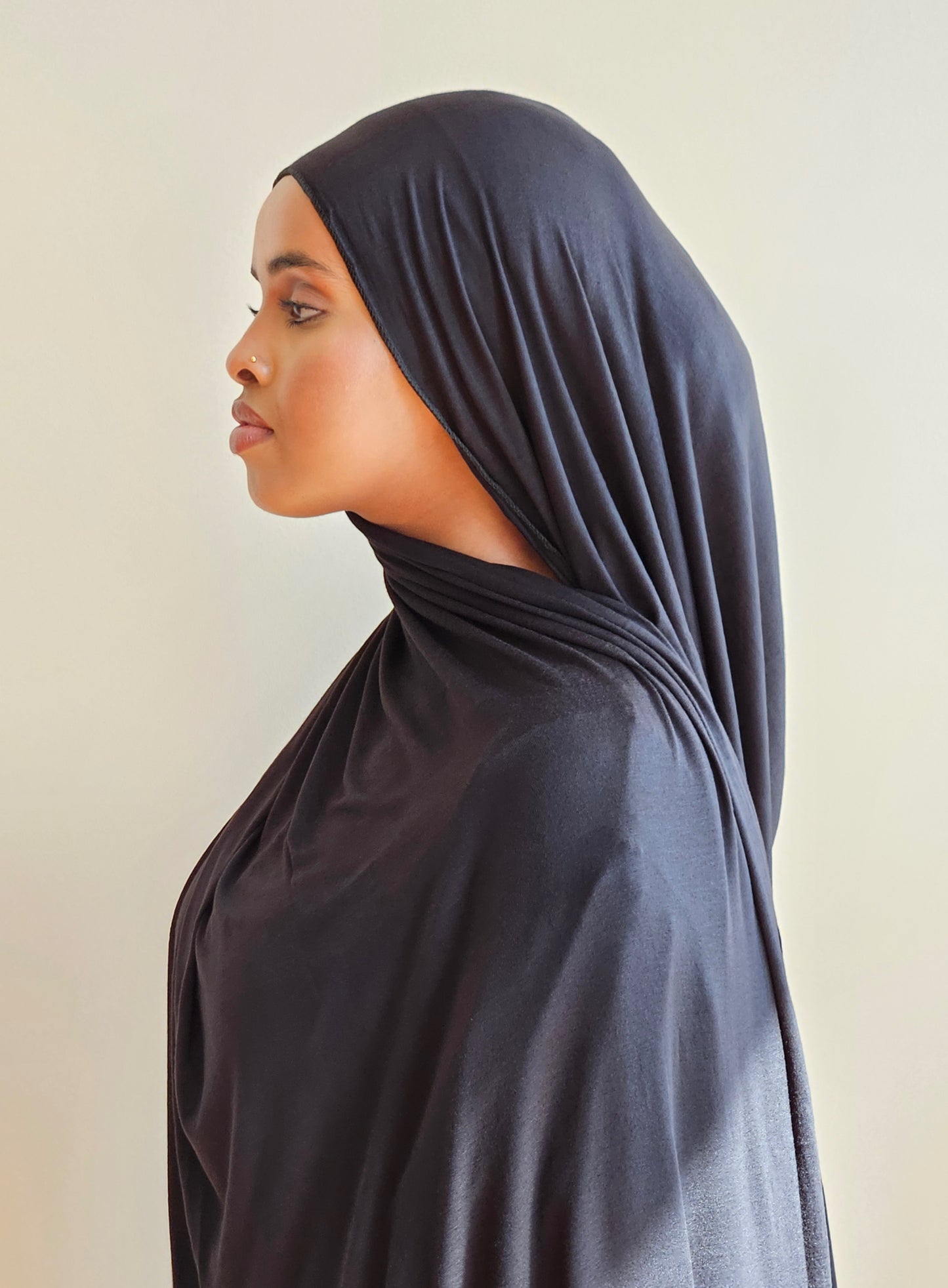 Jersey Hijab - Black