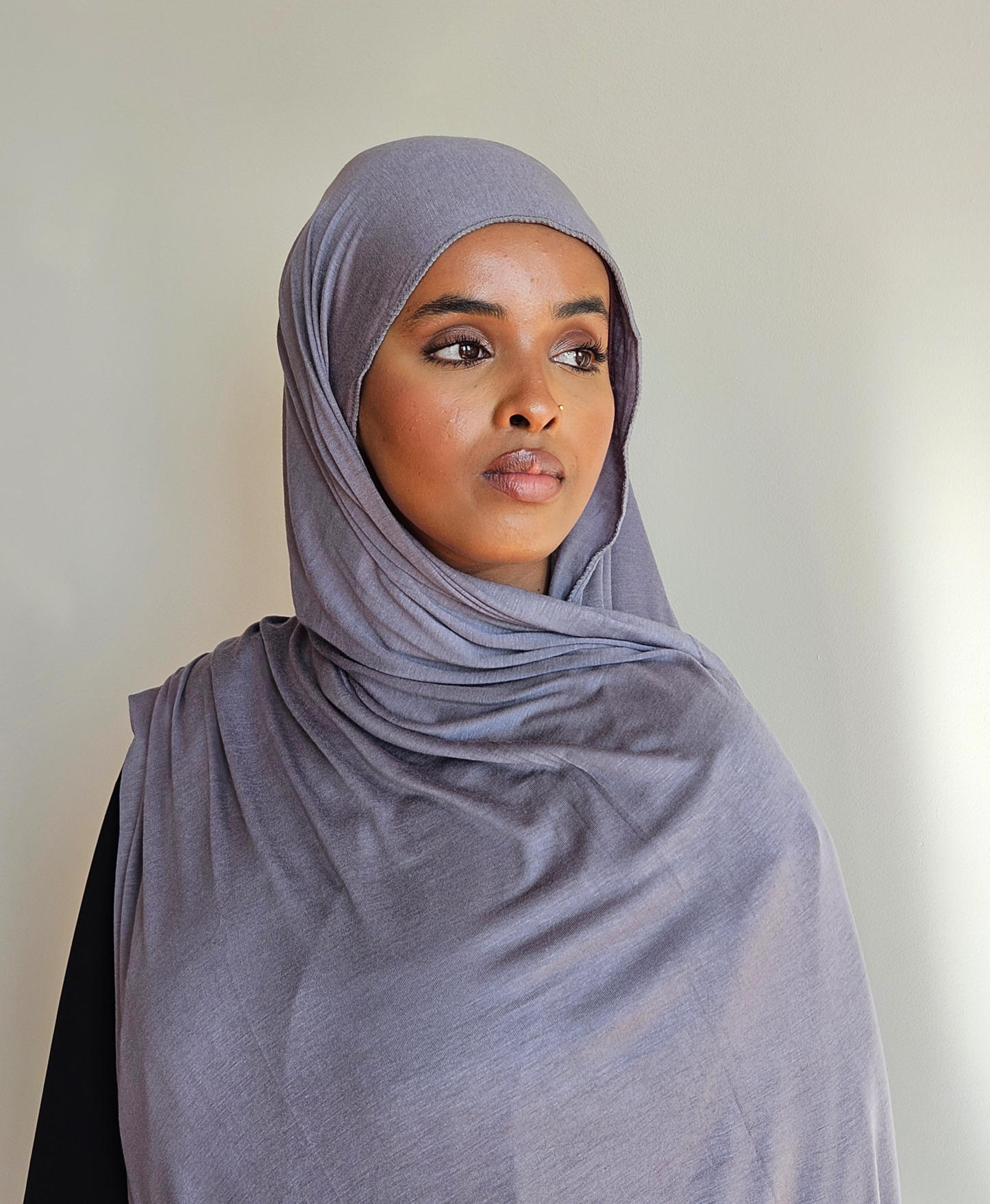 Jersey Hijab - Grey