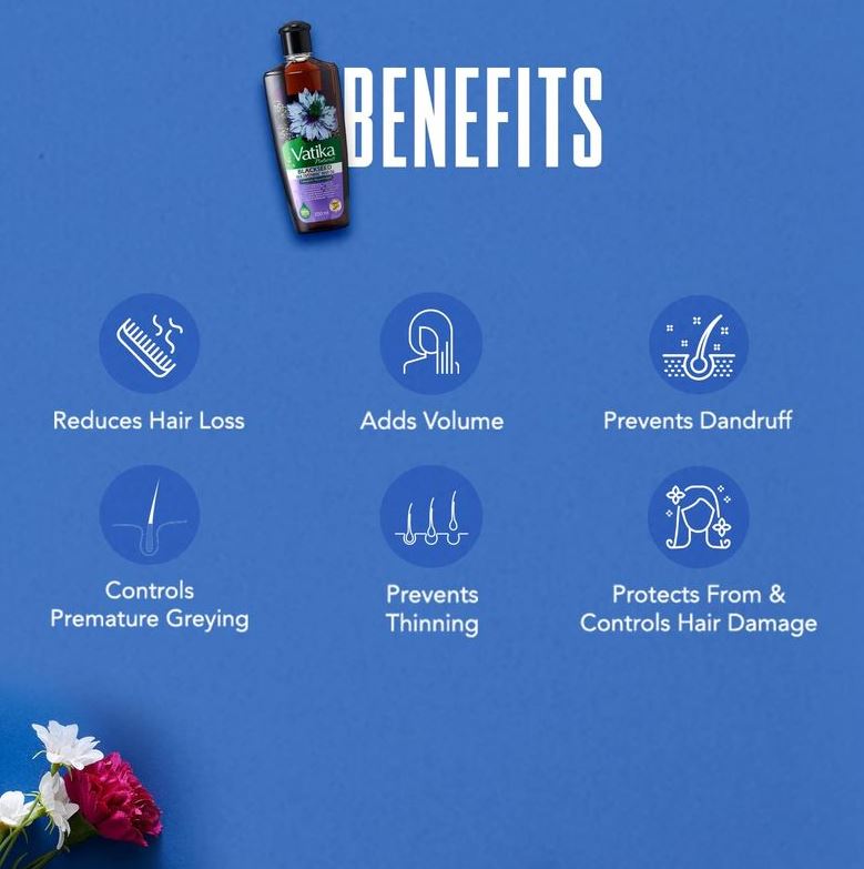 VATIKA BLACK SEED ENRICHED HAIR OIL - 200ml