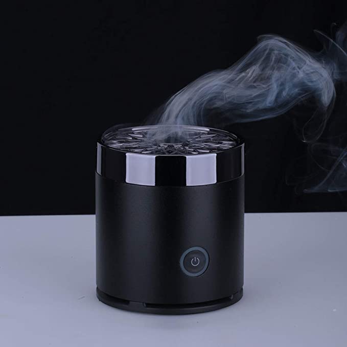 SMART CAR ELECTRIC INCENSE BURNER- MINI - RECHARGEABLE - Black