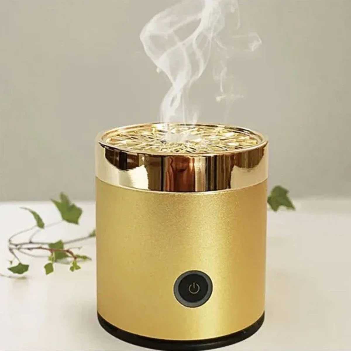 SMART CAR ELECTRIC INCENSE BURNER - MINI - RECHARGEABLE - Yellow