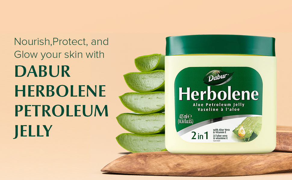 HERBOLENE ALOE VERA PETROLEUM JELLY - 425 ML/225ML/115ML