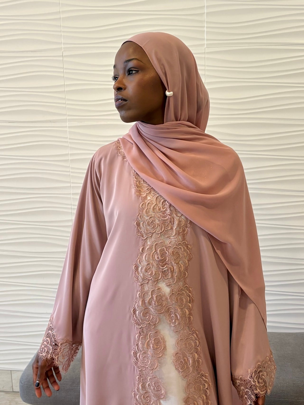 Nura Serene-Blush Veil