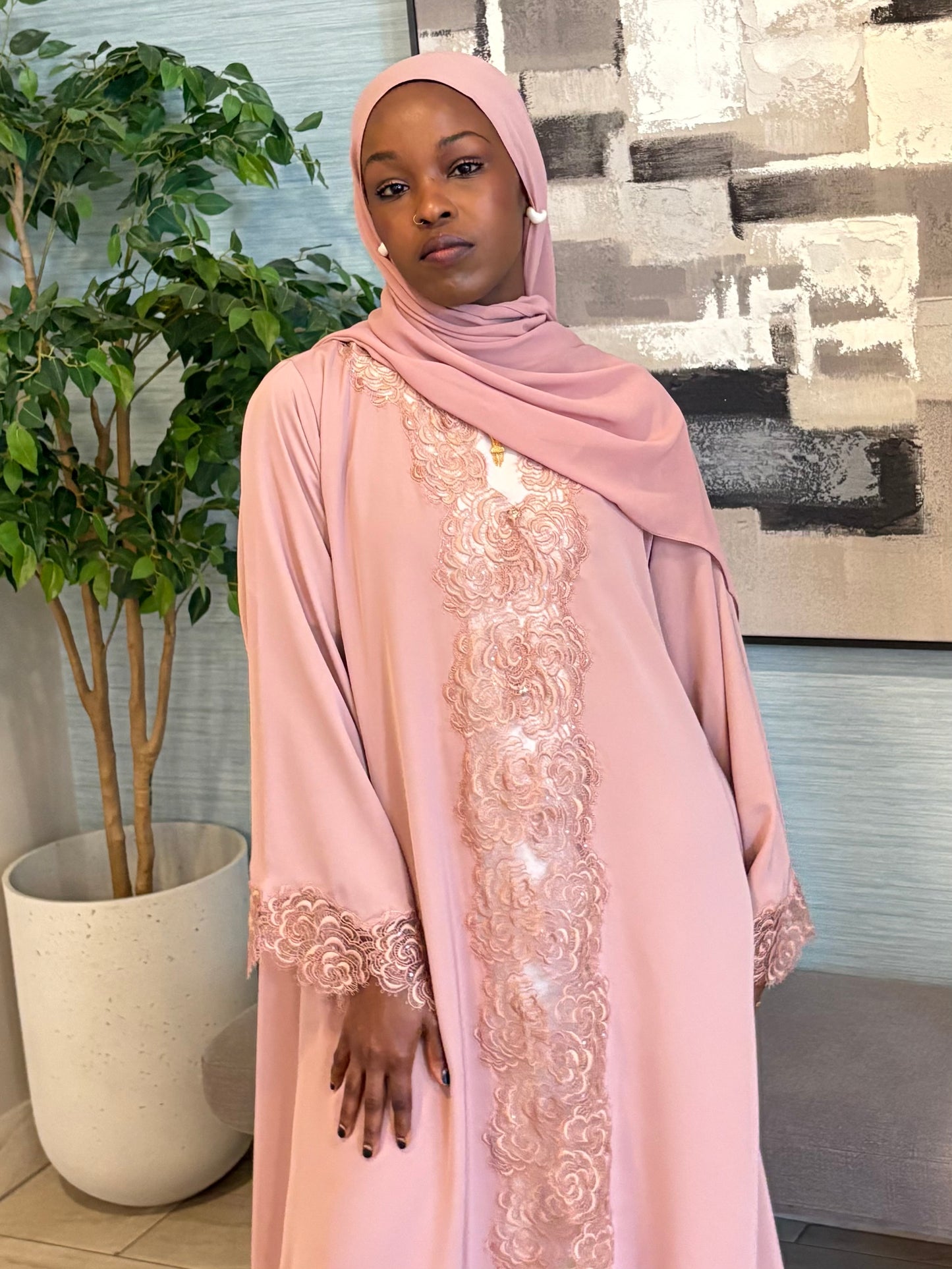 Nura Serene-Blush Veil