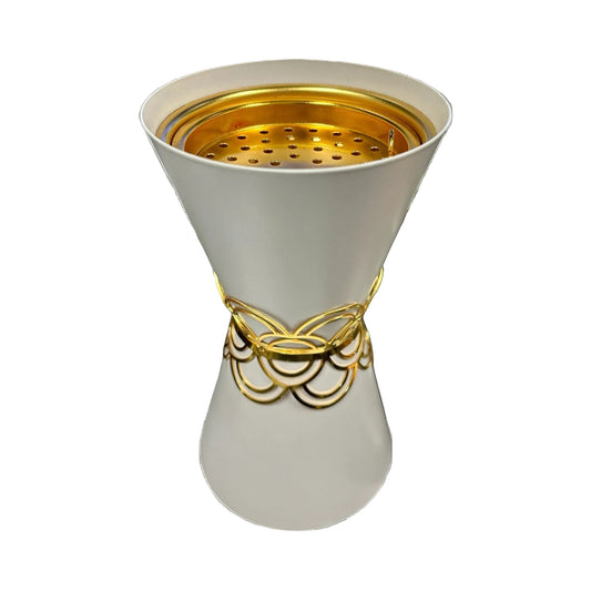 GOLDEN HOURGLASS INCENSE BURNER