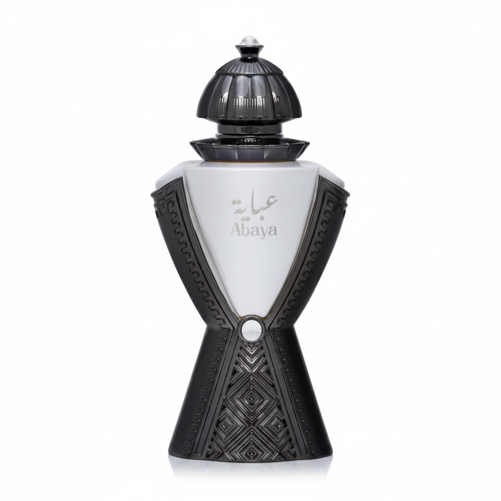 NASEEM ABAYA OIL PERFUME 18ML with lemon, coconut, jasmine, vanilla, and musk fragrance notes