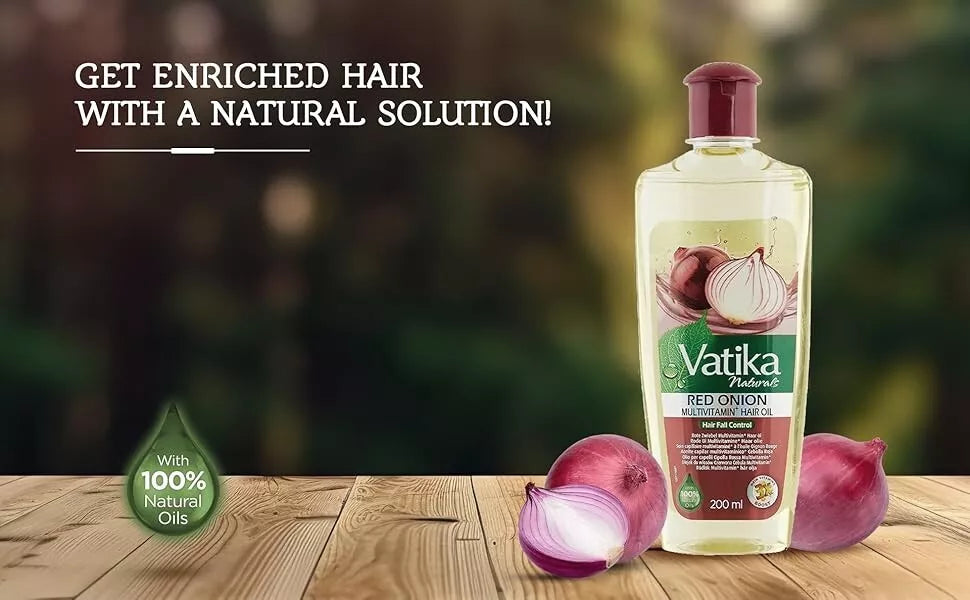 VATIKA ONION ENRICHED HAIR OIL - 200ml