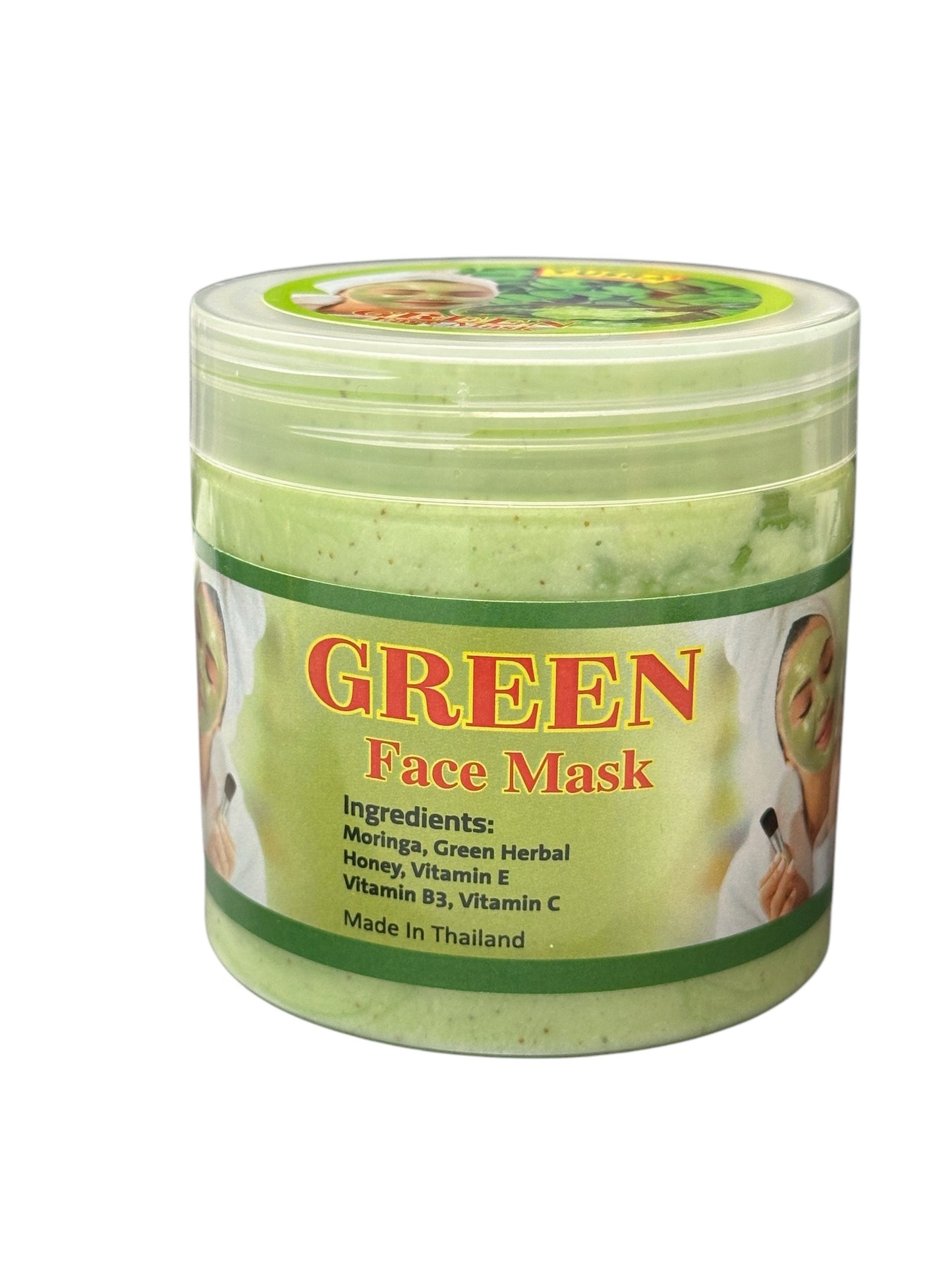 YUSRA GREEN FACE MASK