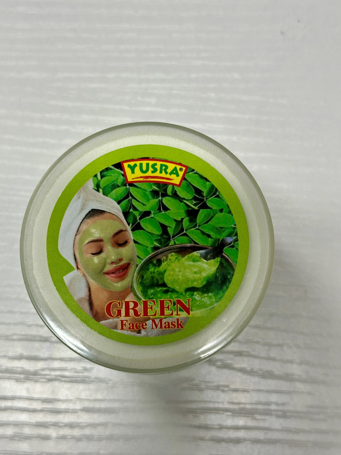 YUSRA GREEN FACE MASK