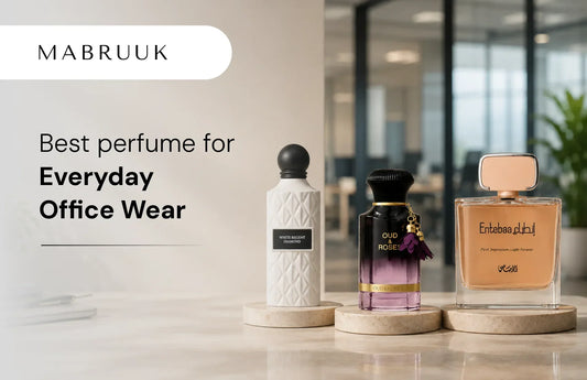 Best perfumes for everyday and office wear featuring fresh, floral, fruity, musky, and warm fragrances from the Mabruuk Fashion perfume collection