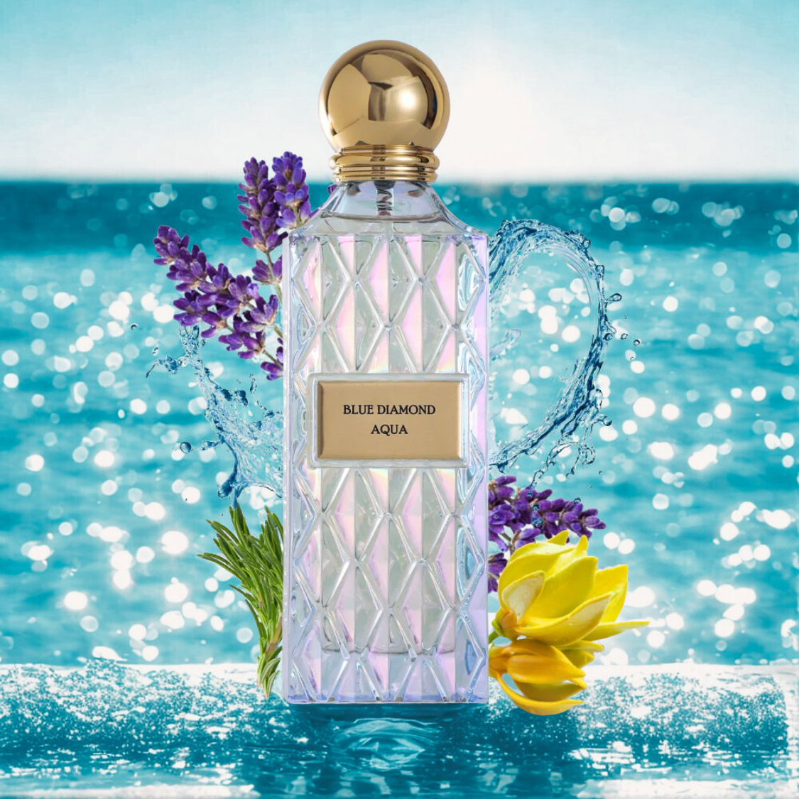 BLUE DIAMOND AQUA 200ML IBRAHEEM AL.QURASHI