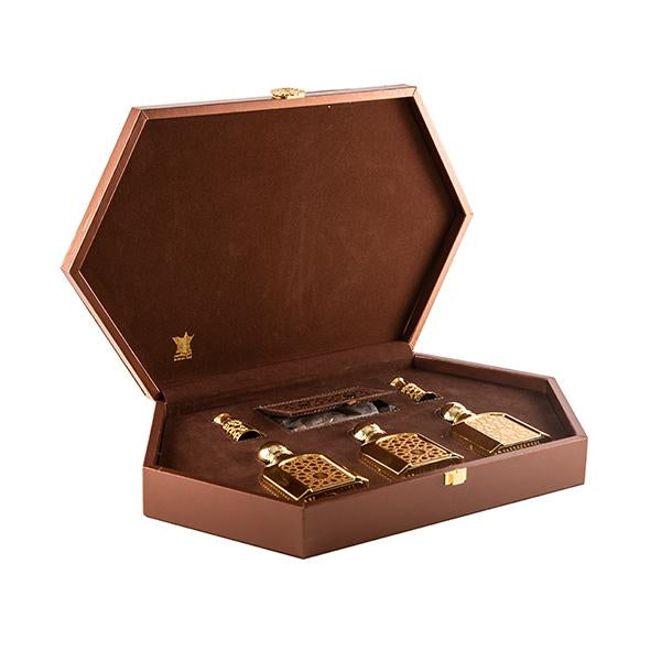 Luxury Royal Brown Gift Set By Arabian Oud