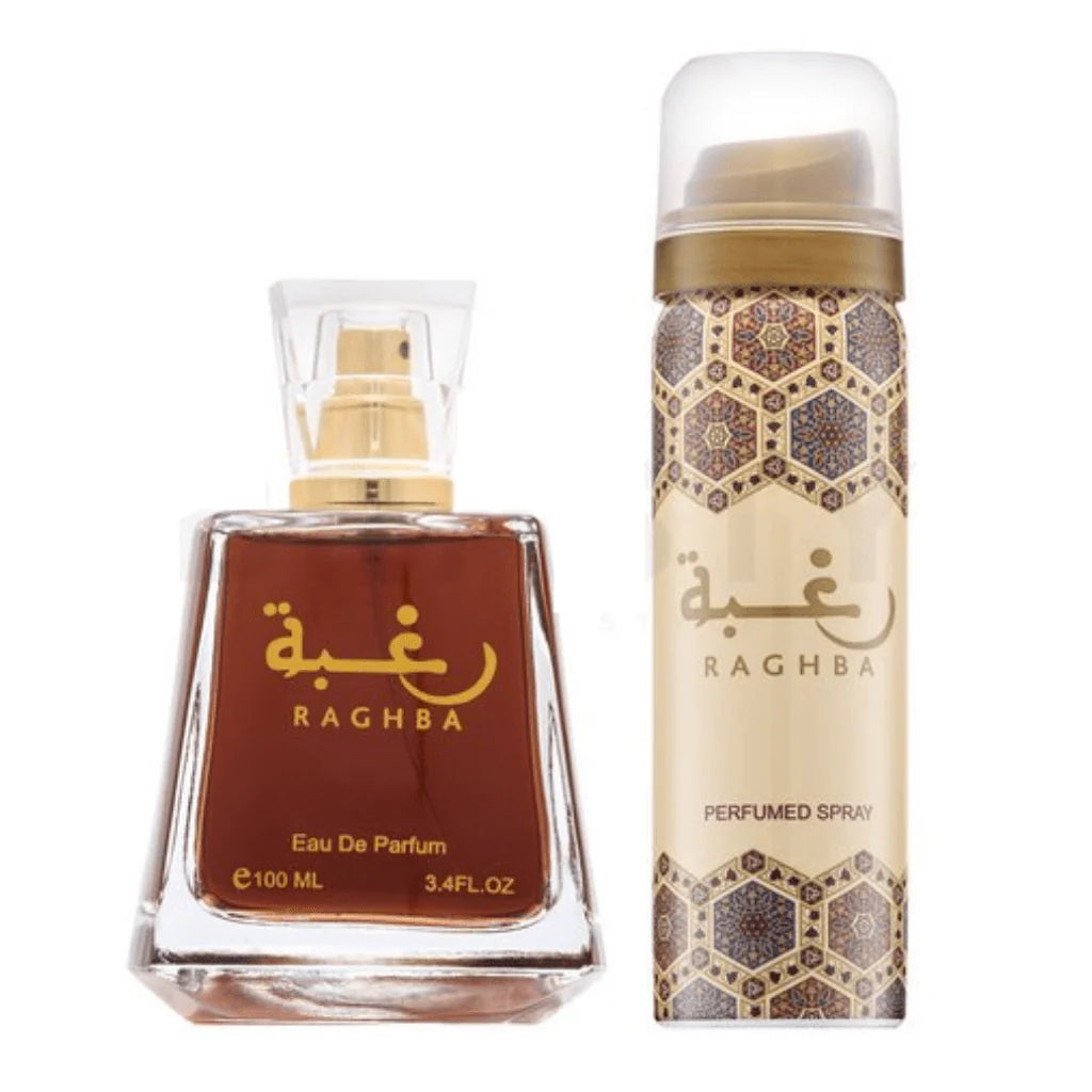 Raghba for Women Eau de Parfum Spray 100ml (3.4 oz) with Deo by Lattafa