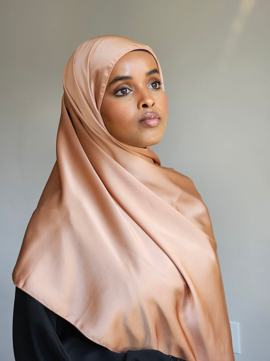 Cocoa Charm Silk Scarf