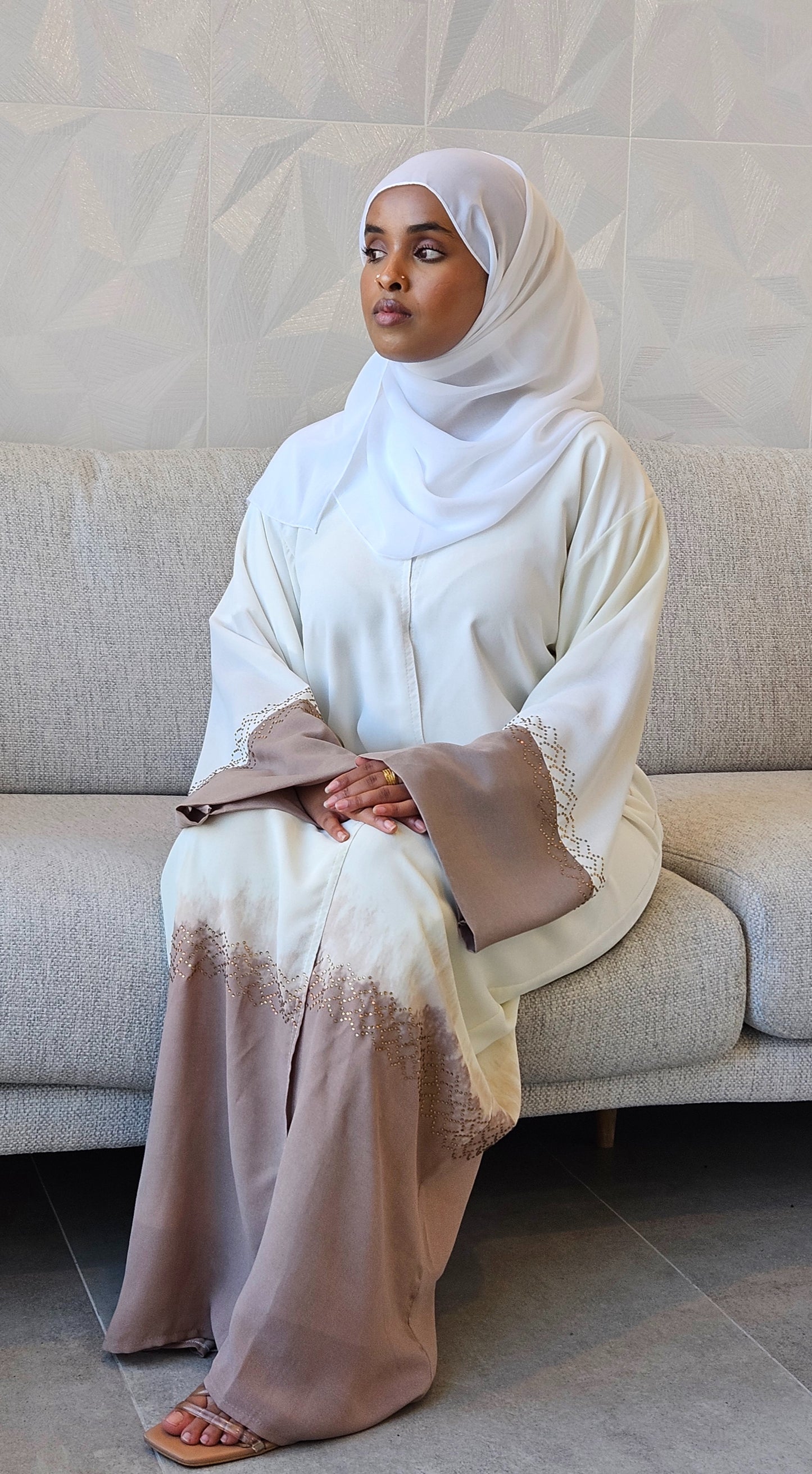 Sandalwood Symphony Abaya