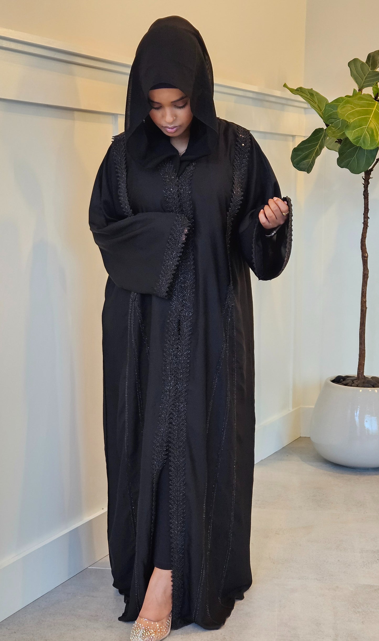 Ethereal Ebony Abaya