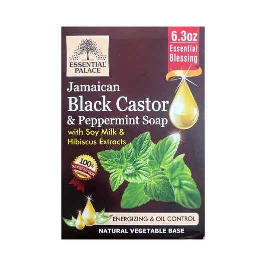 JAMAICAN BLACK CASTOR & PEPPERMINT SOAP