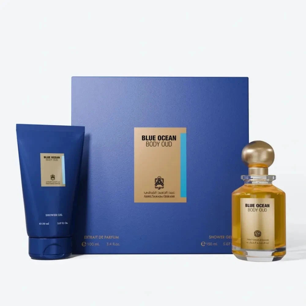 Abdul Samad Al Qurashi Blue Ocean Body Oud Set – Perfume & Shower Gel