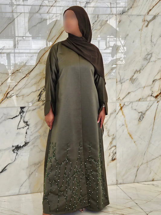 Deep Green - Aurora Abaya Collection