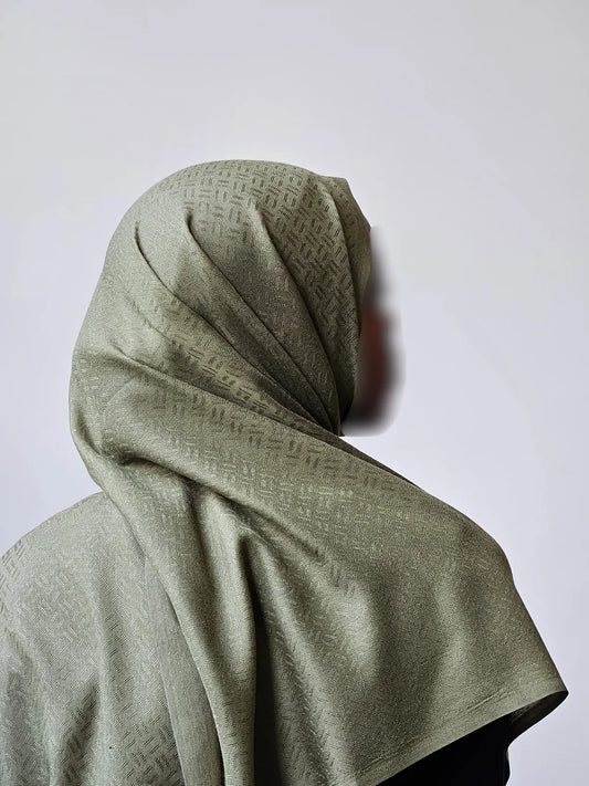 Green Crimson Essence Hijab