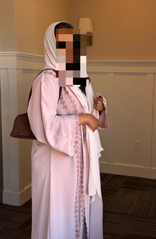 Rimal Abaya - Pink