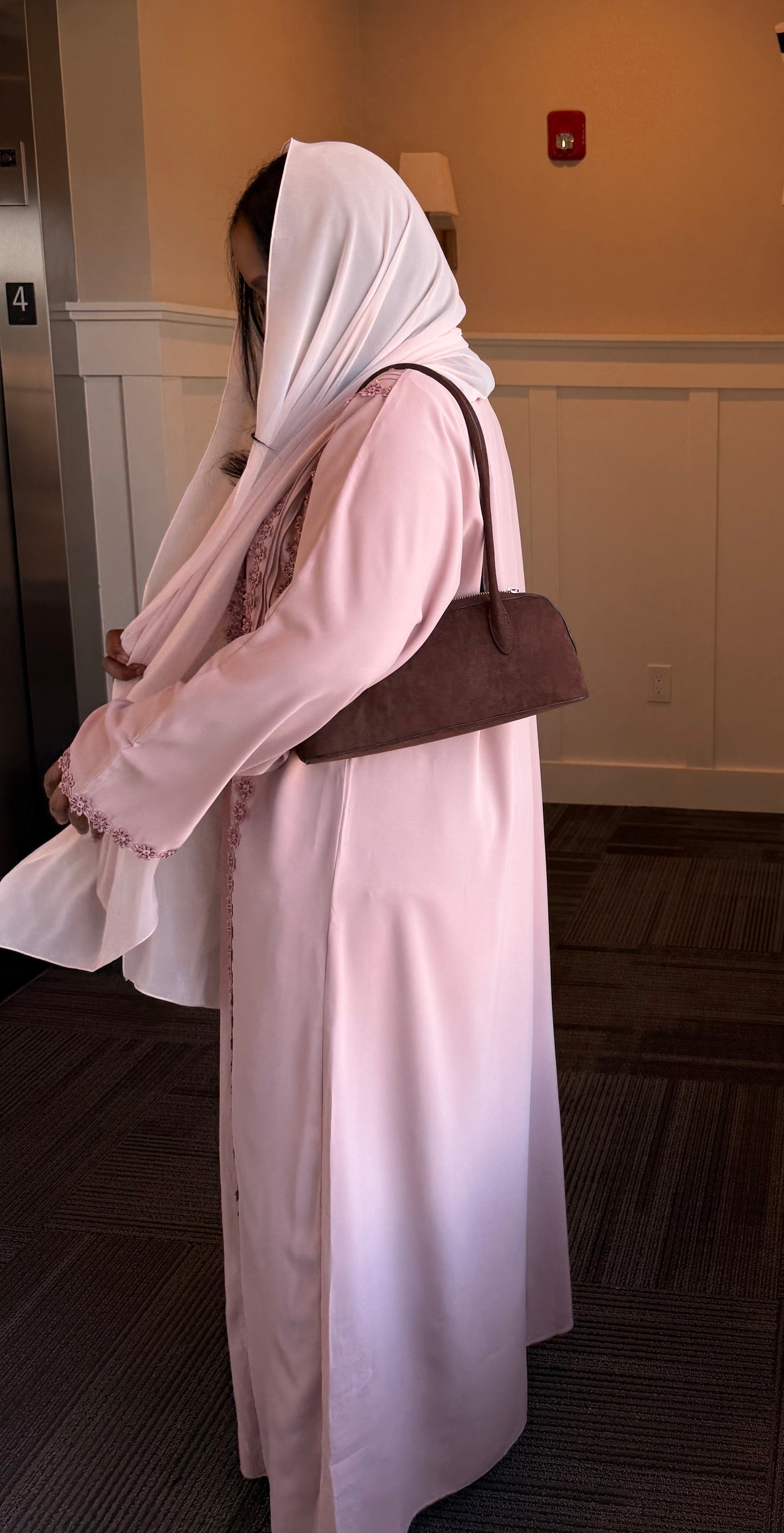 Rimal Abaya - Pink