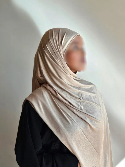 Jersey Hijab - Acru