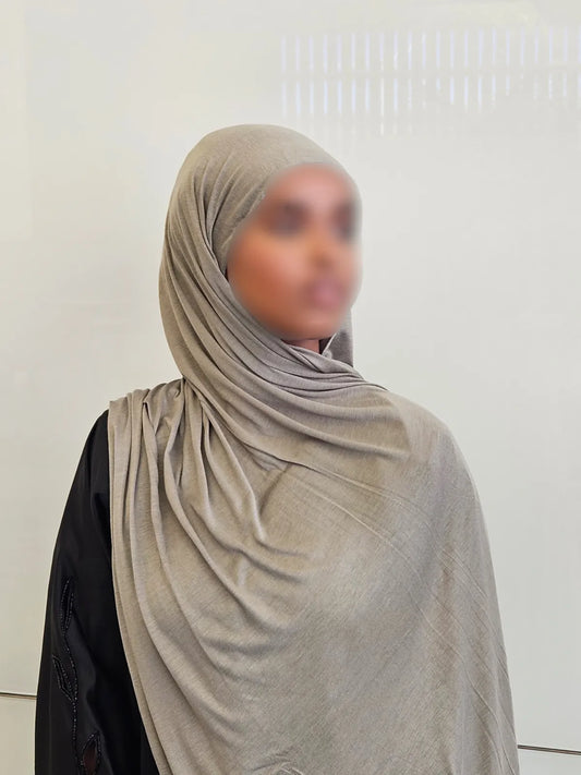 Jersey Hijab - Basil Green
