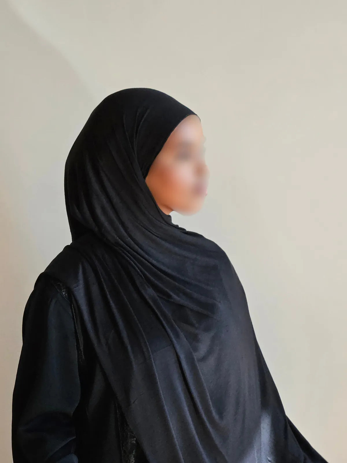 Jersey Hijab - Black