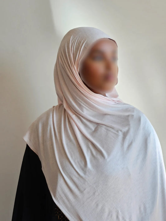Jersey Hijab - Blush