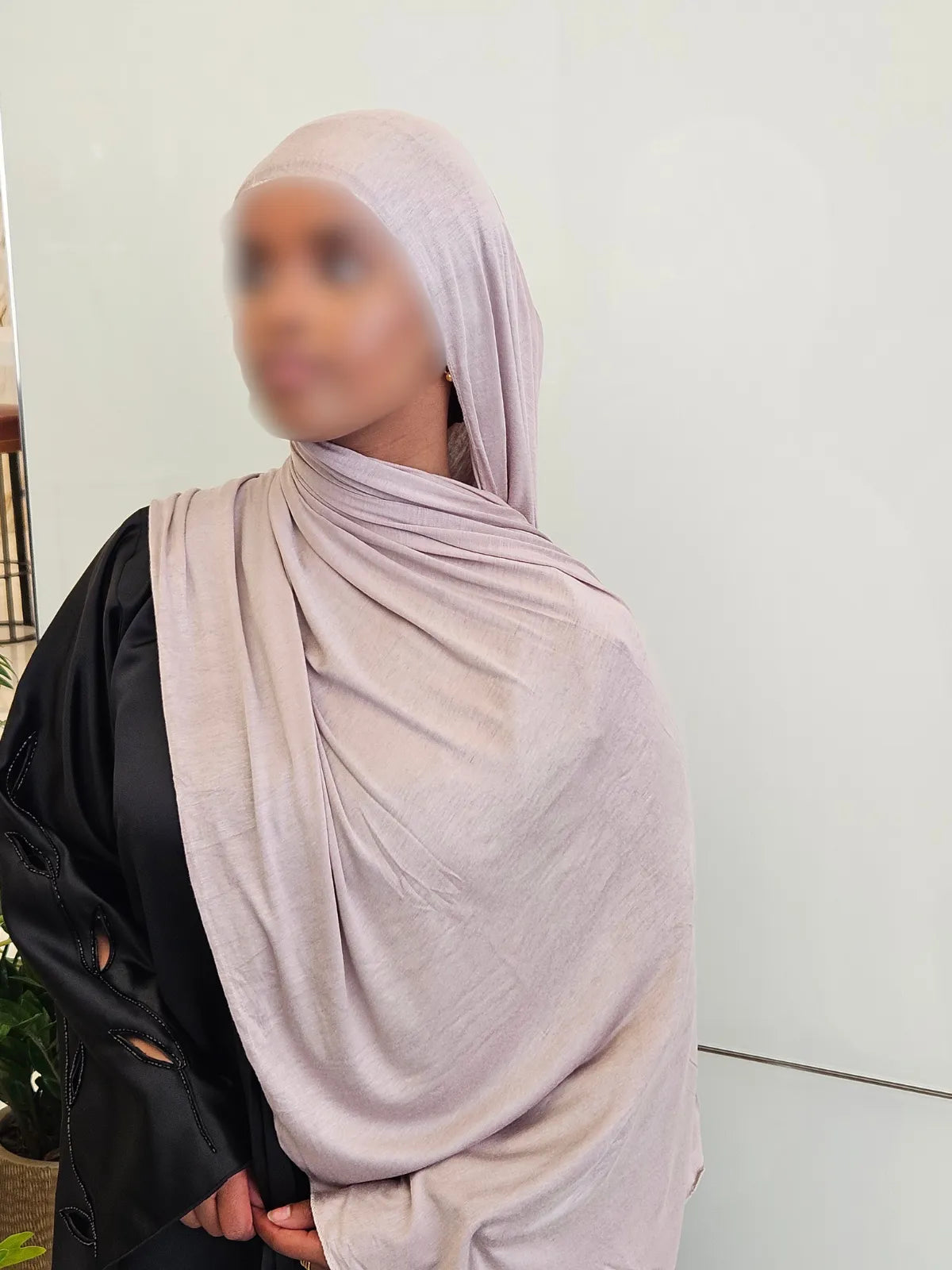 Jersey Hijab - Misty Rose