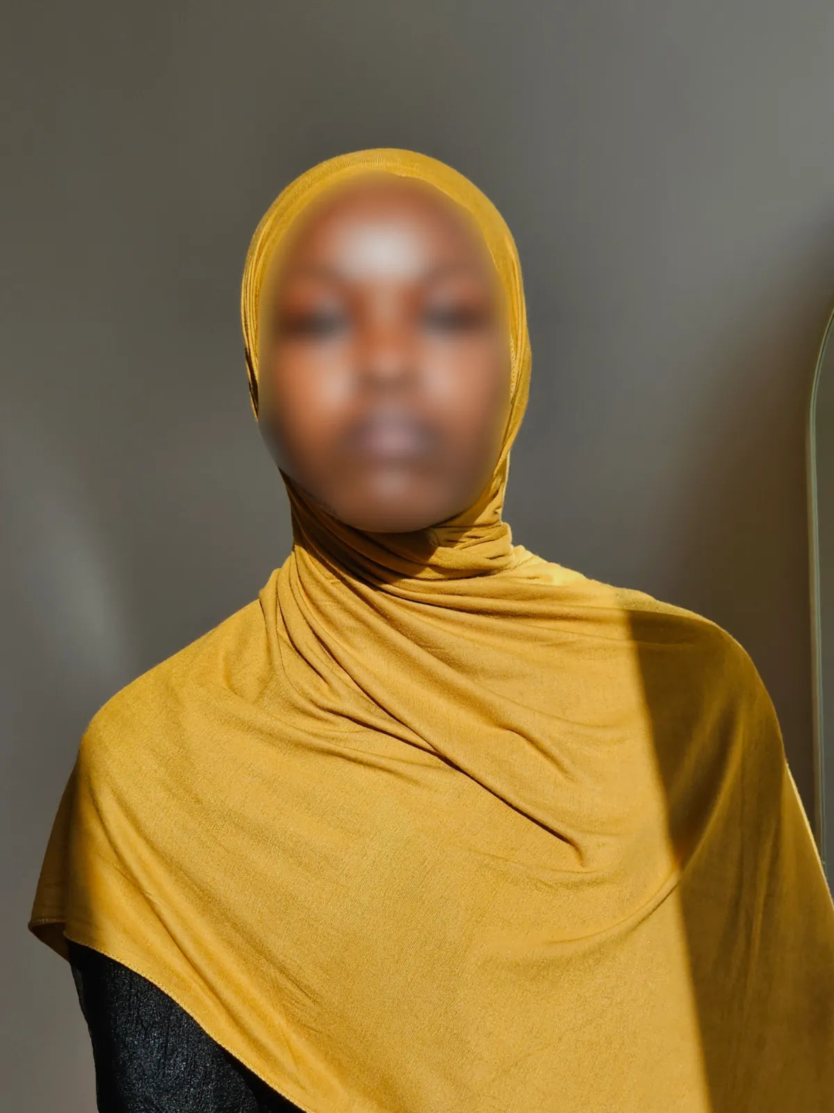 Jersey Hijab - Mustard