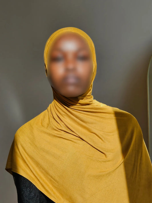 Jersey Hijab - Mustard