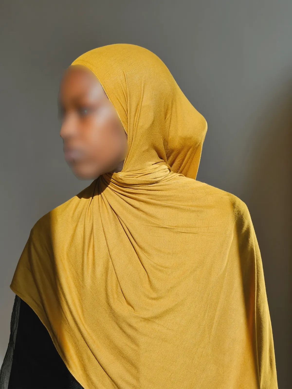 Jersey Hijab - Mustard