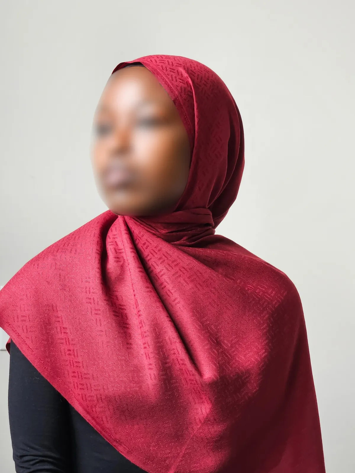 Maroon Crimson Essence Hijab