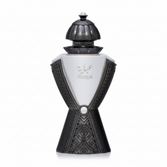 NASEEM ABAYA OIL PERFUME 18ML with lemon, coconut, jasmine, vanilla, and musk fragrance notes
