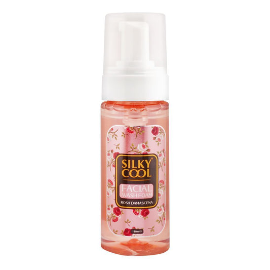 SILKY COOL FACIAL WASH FOAM - ROSA DAMASCENA 150ML