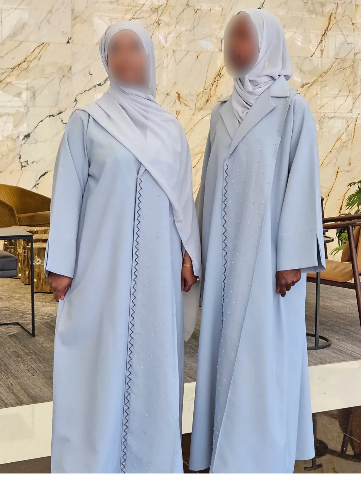Silver Grey - Aurora Abaya Collection
