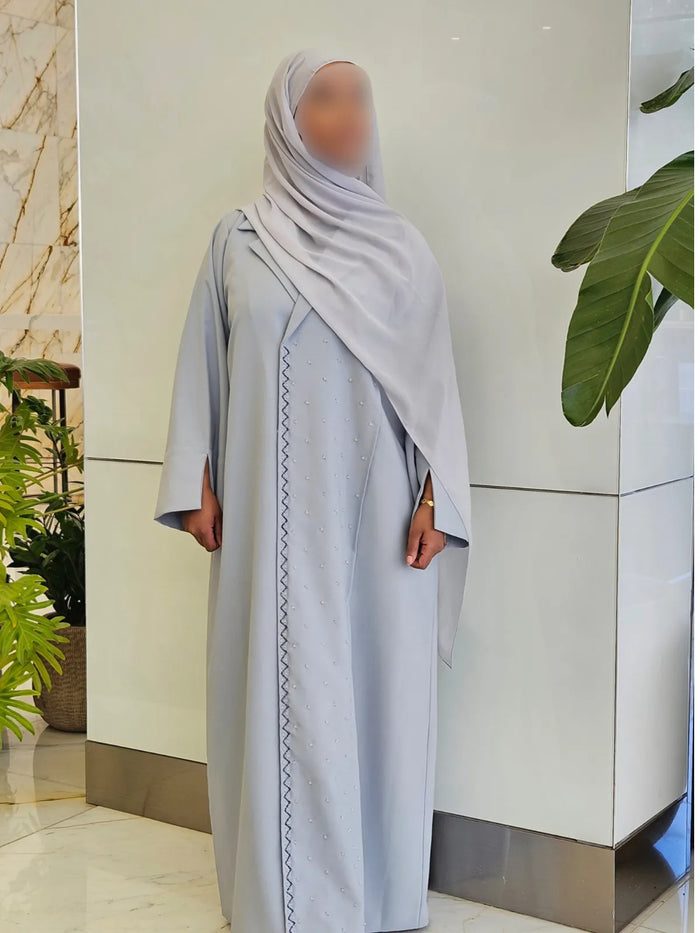Silver Grey - Aurora Abaya Collection
