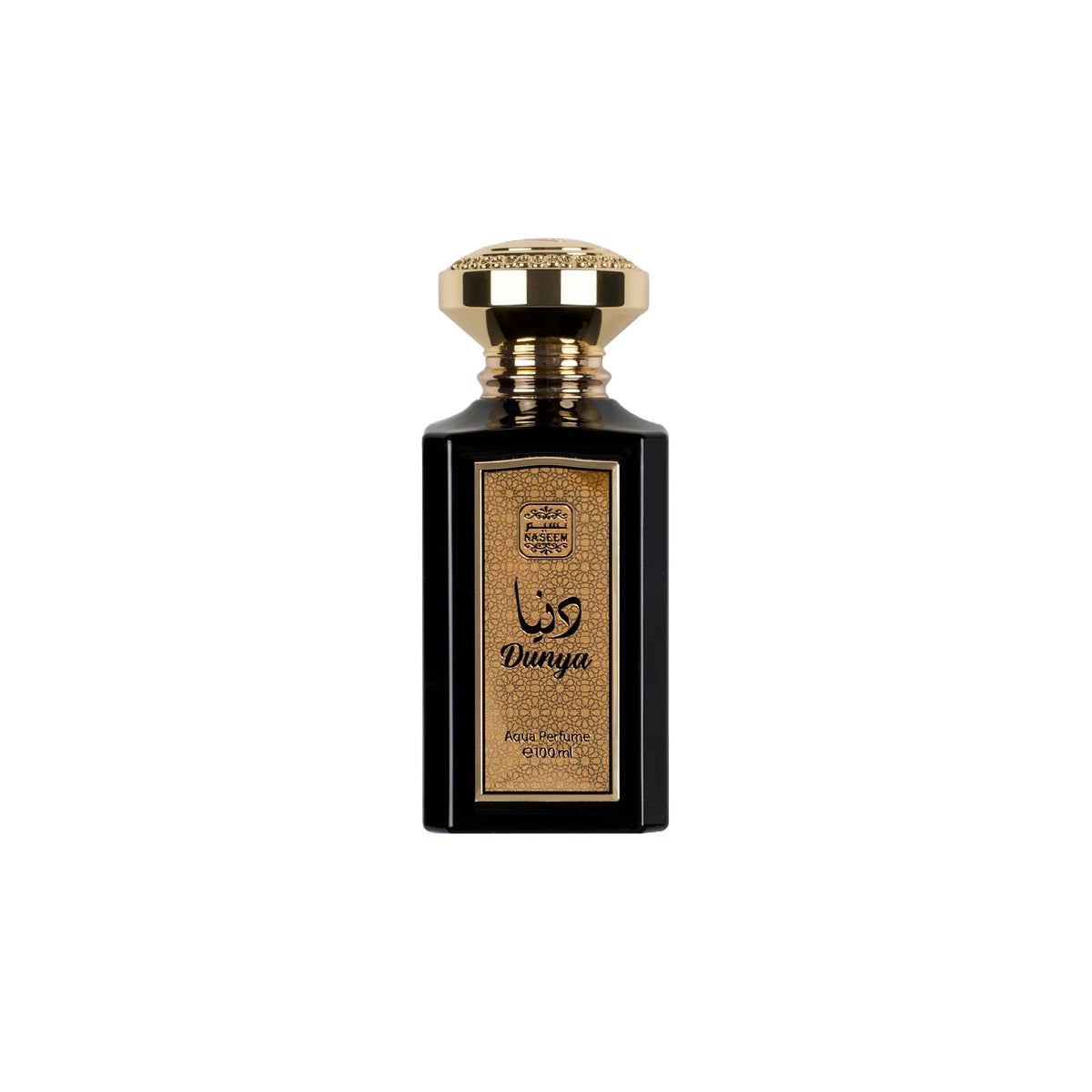 Naseem Dunya Aqua Parfum 100ml black perfume bottle