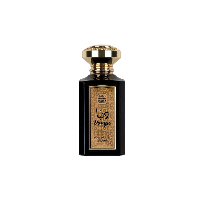 Naseem Dunya Aqua Parfum 100ml black perfume bottle
