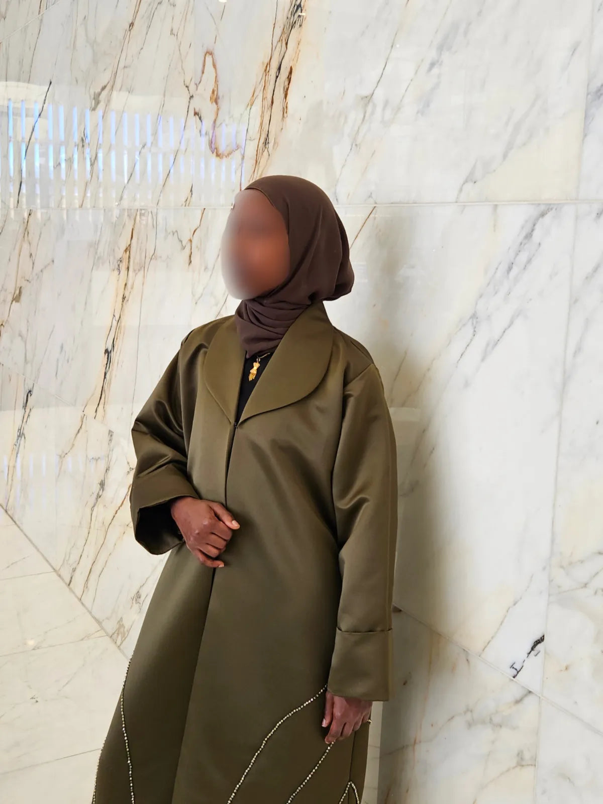 Olive Green - Aurora Abaya Collection